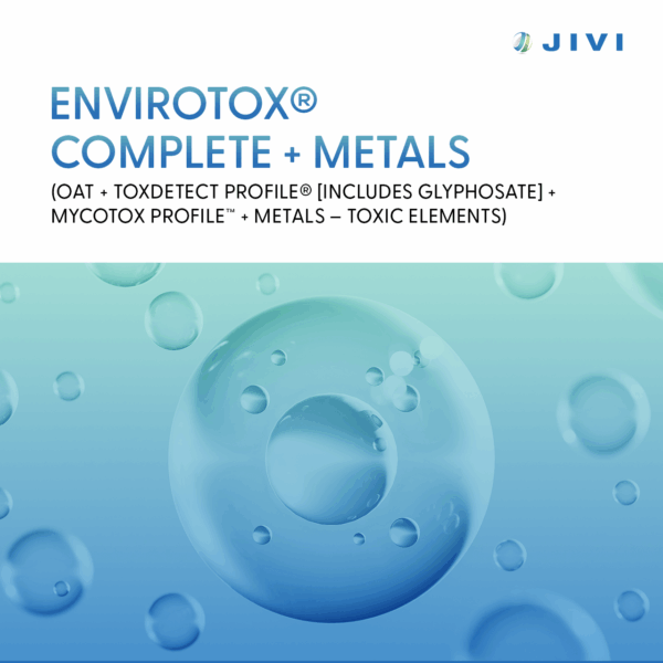 EnviroTOX® Complete + Metals (OAT + TOXDetect Profile® [includes glyphosate] + MycoTOX Profile™ + Metals – Toxic Elements)